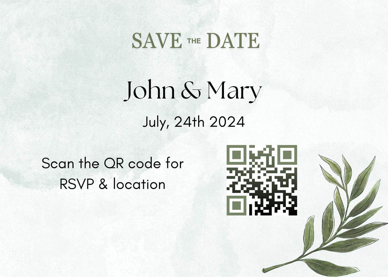 QR Code Invitation Templates (Customizable & Printable)