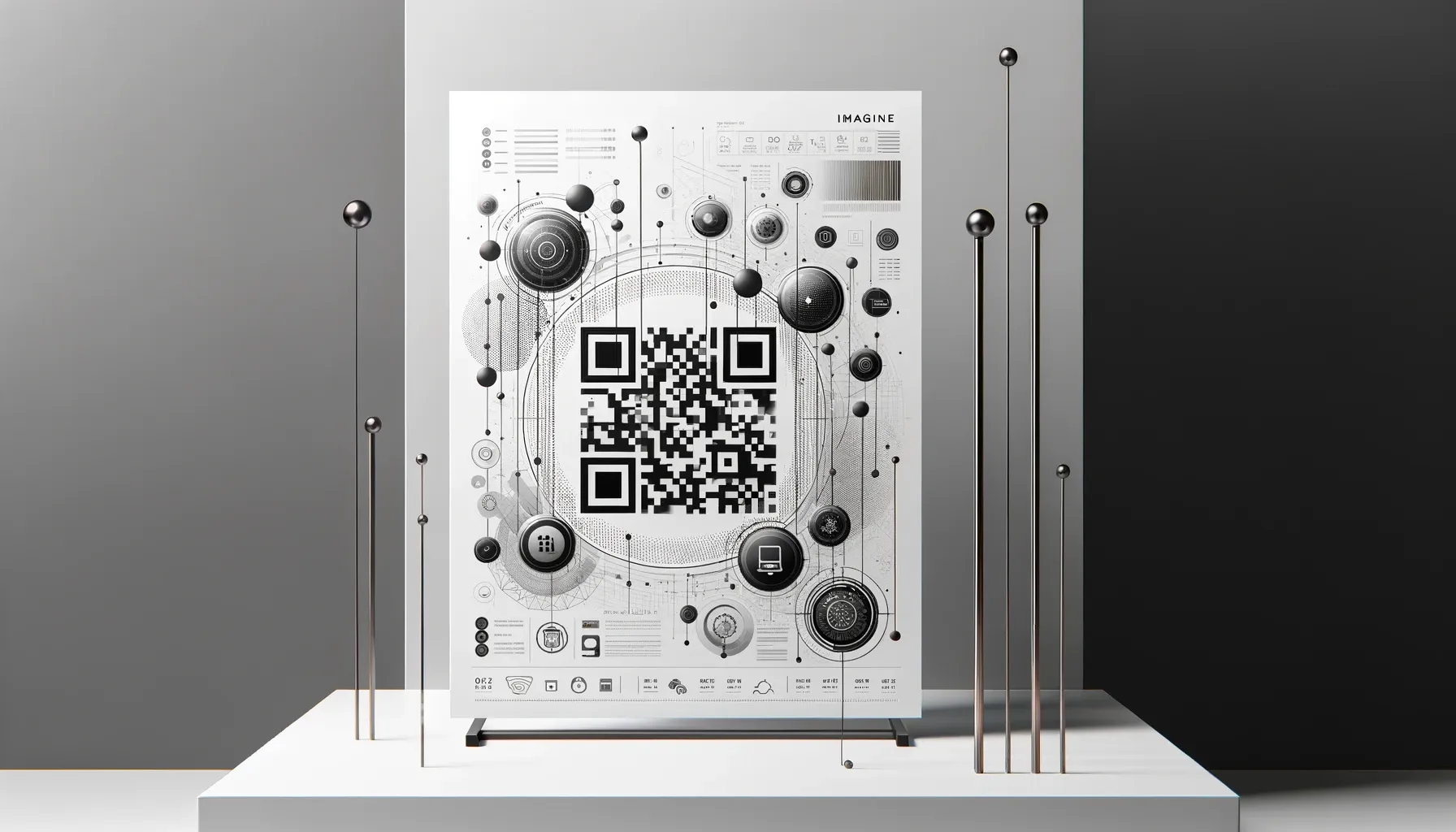 Qr Code Poster Design 330 Scanning Qr Code Poster Stock Photos 