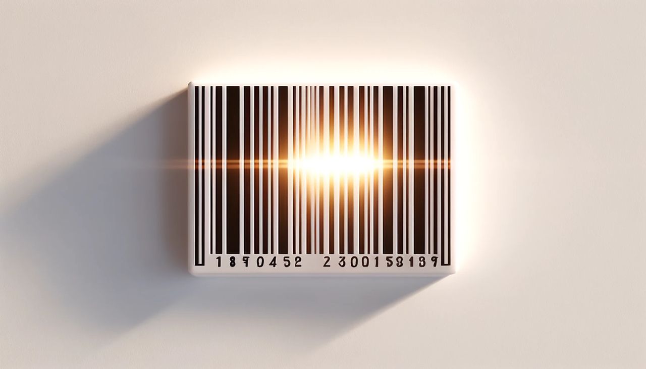 the improper barcode sample with sunlight