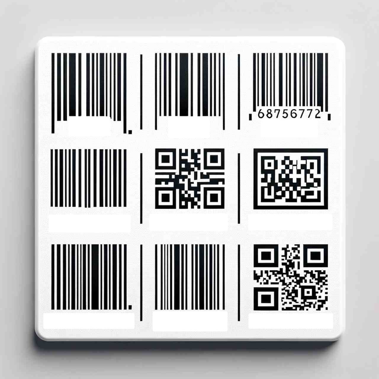 the different types of barcodes as representations
