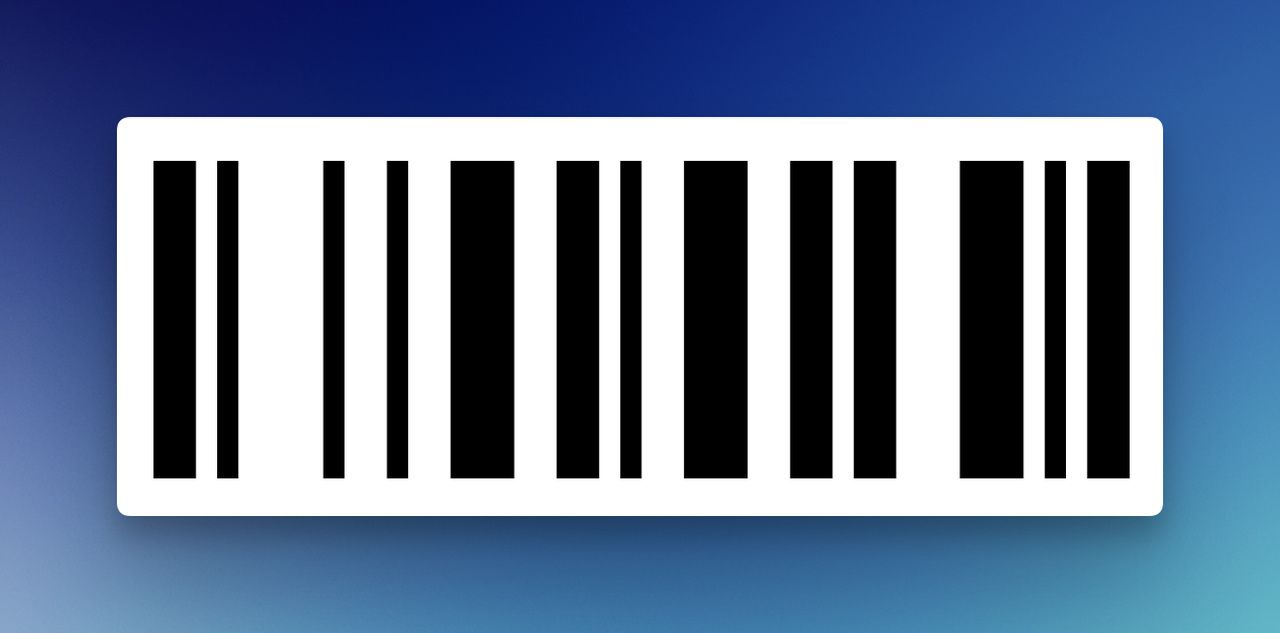 the C128A barcode view