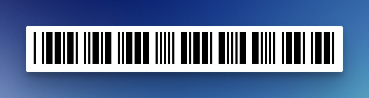 the C39 barcode view