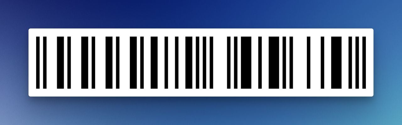 the EAN13 barcode view