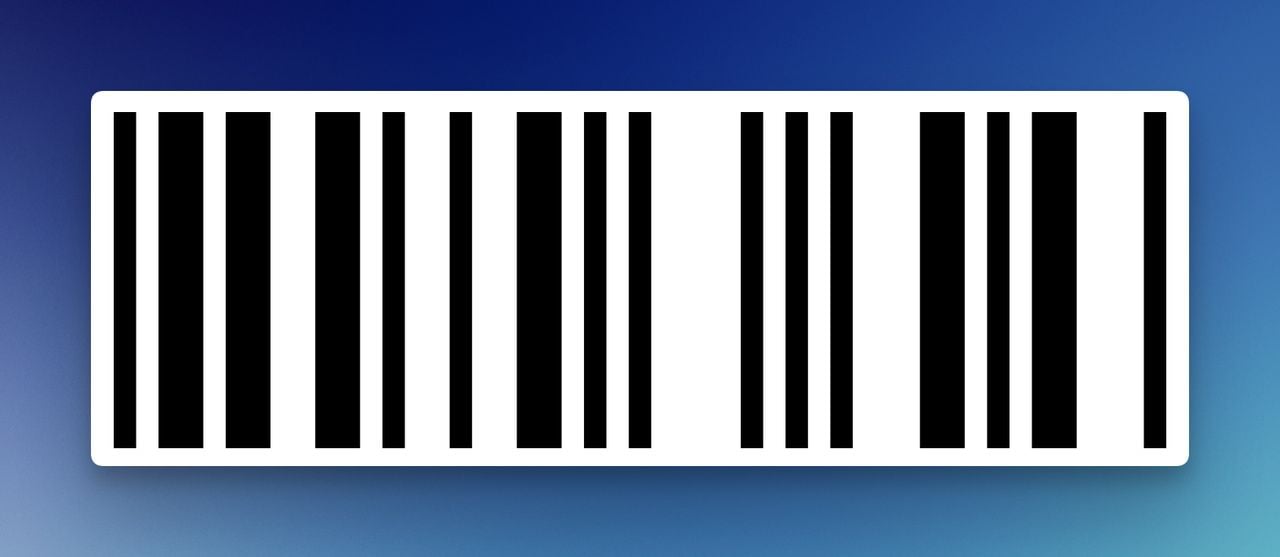 the EAN5 barcode view