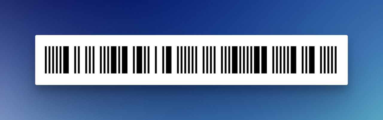 the TELEPENNUMERIC barcode view