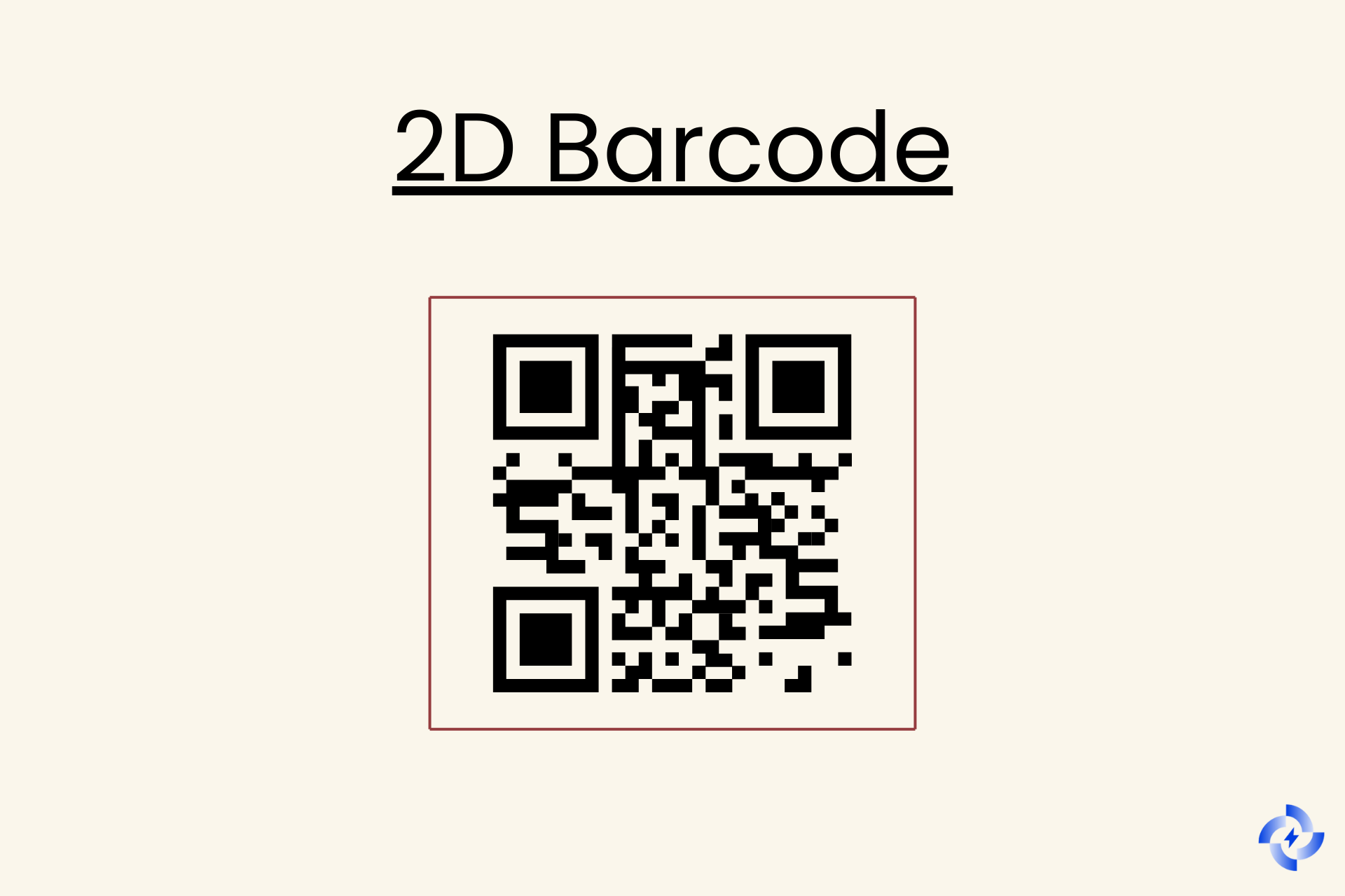 Appearance of 2D Barcode