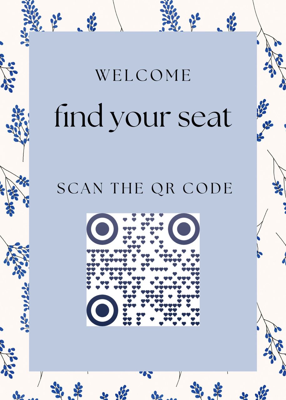 qr code for seating chart example