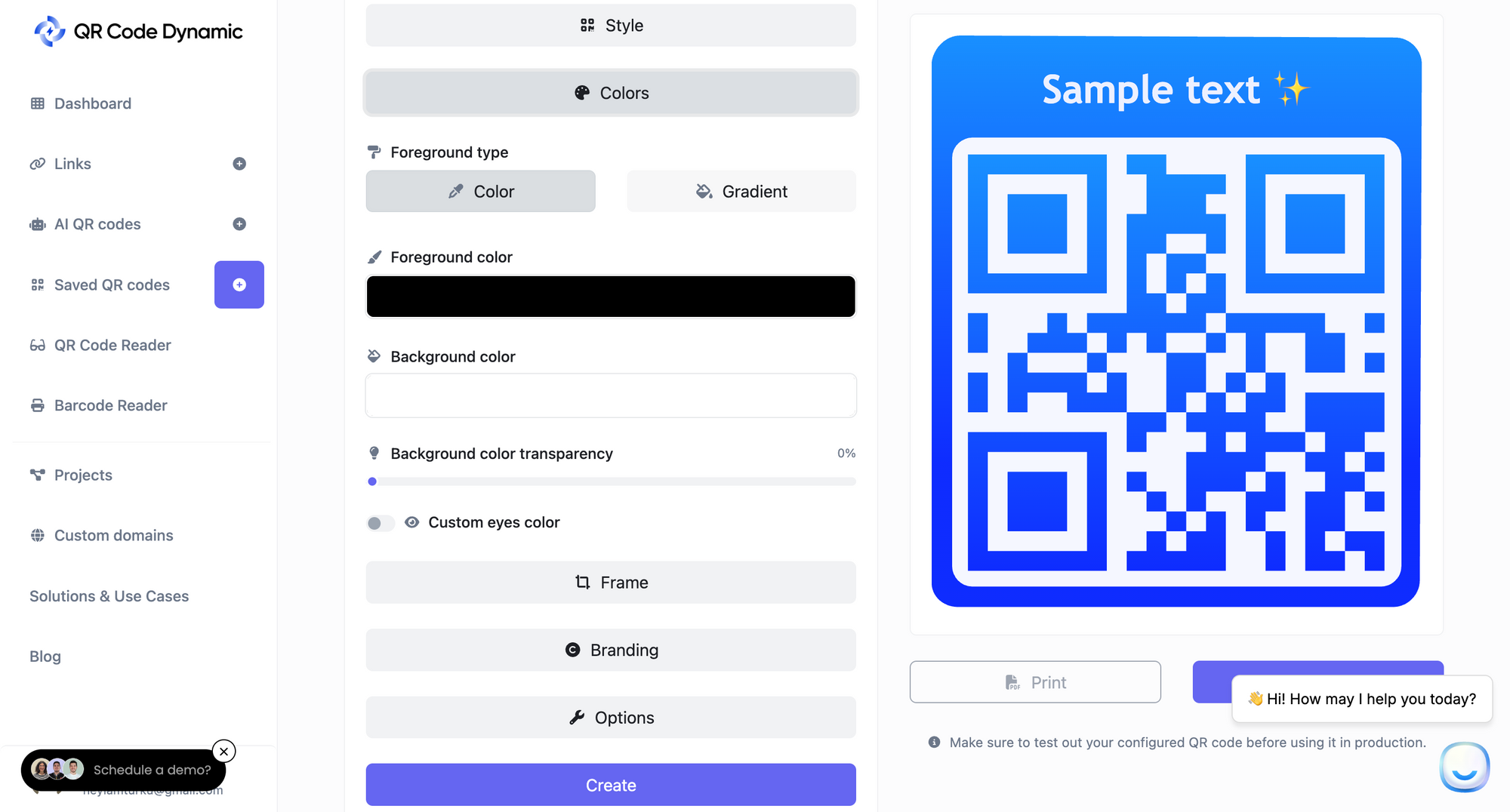 Image for the step "4.Customize its look—colors, logo, frame."