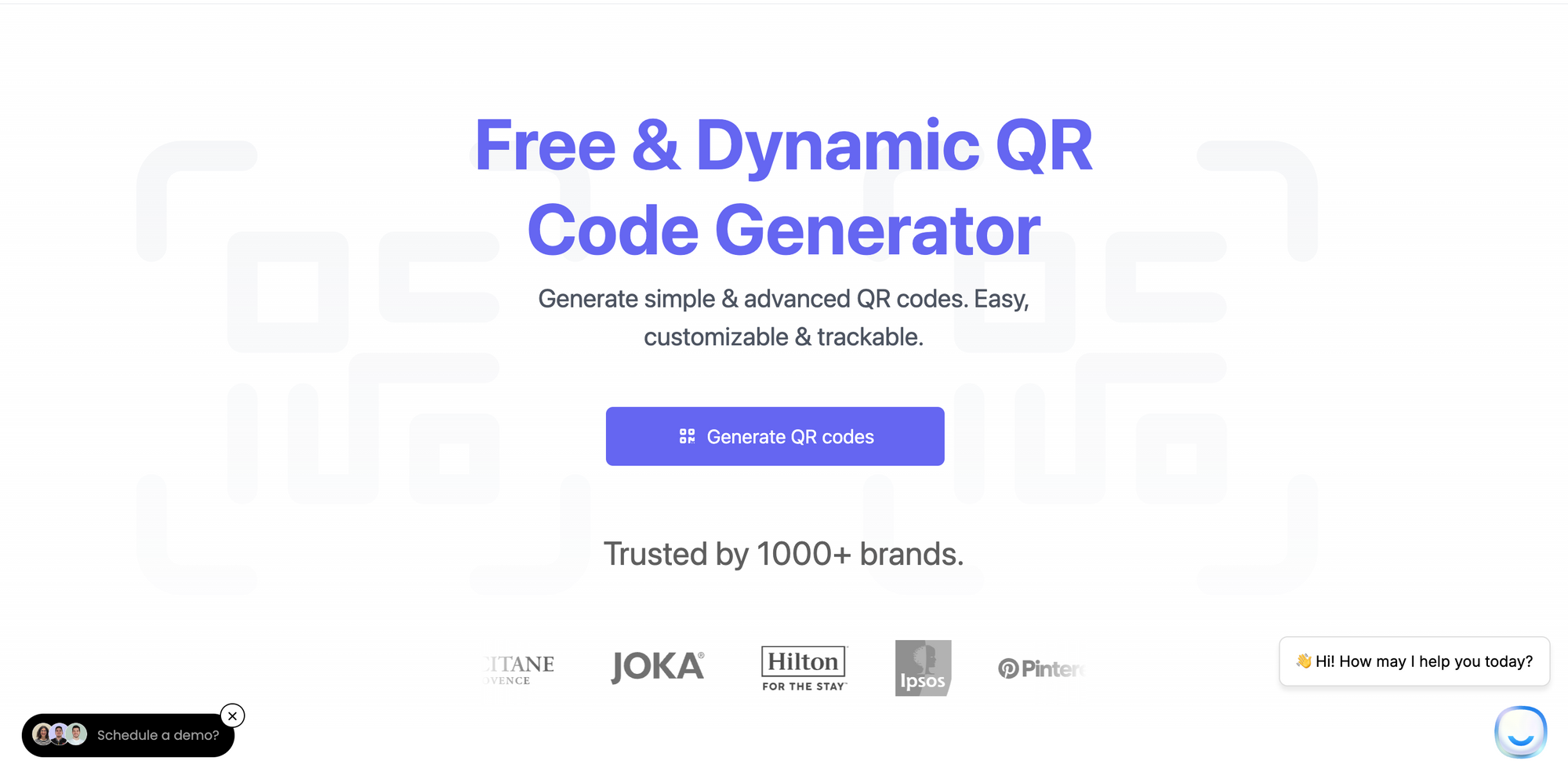 Image for the step "1.Head over to QRCodeDynamic."
