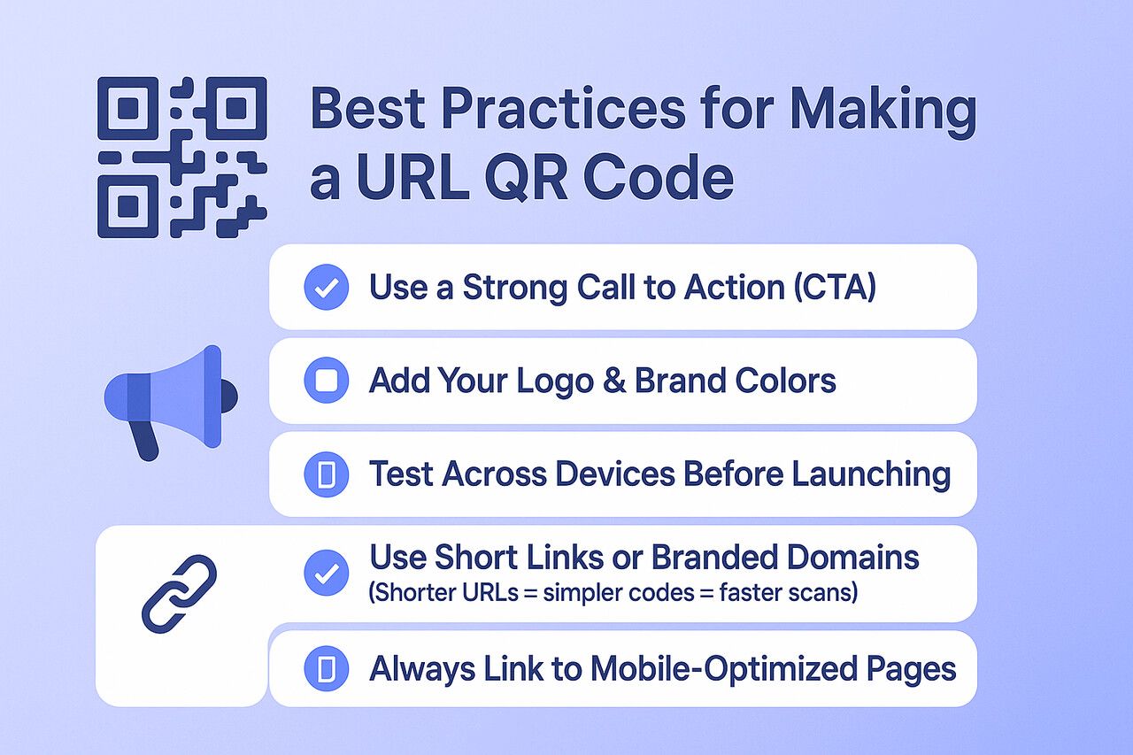 Mejores prácticas para códigos QR de URL