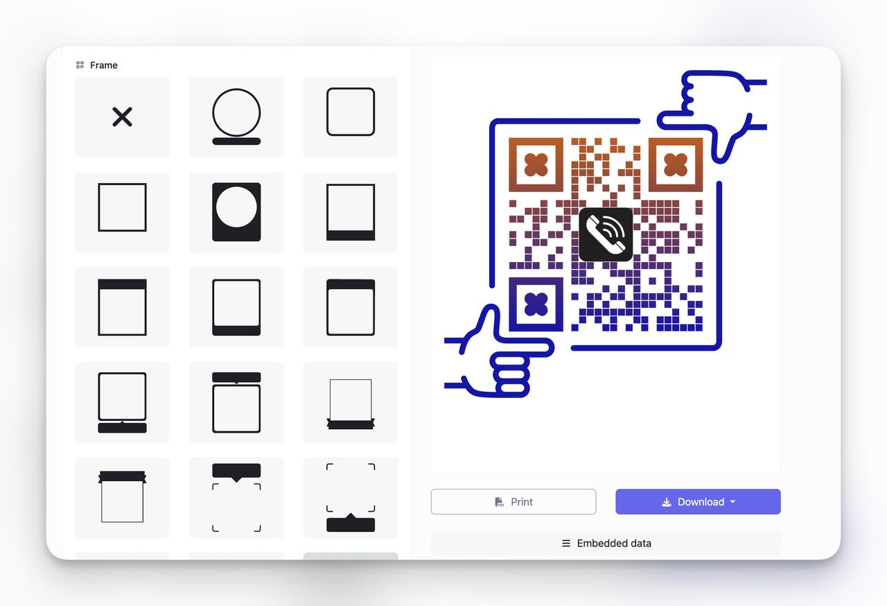 Phone number QR code design best practices: contrast, logo, quiet zone