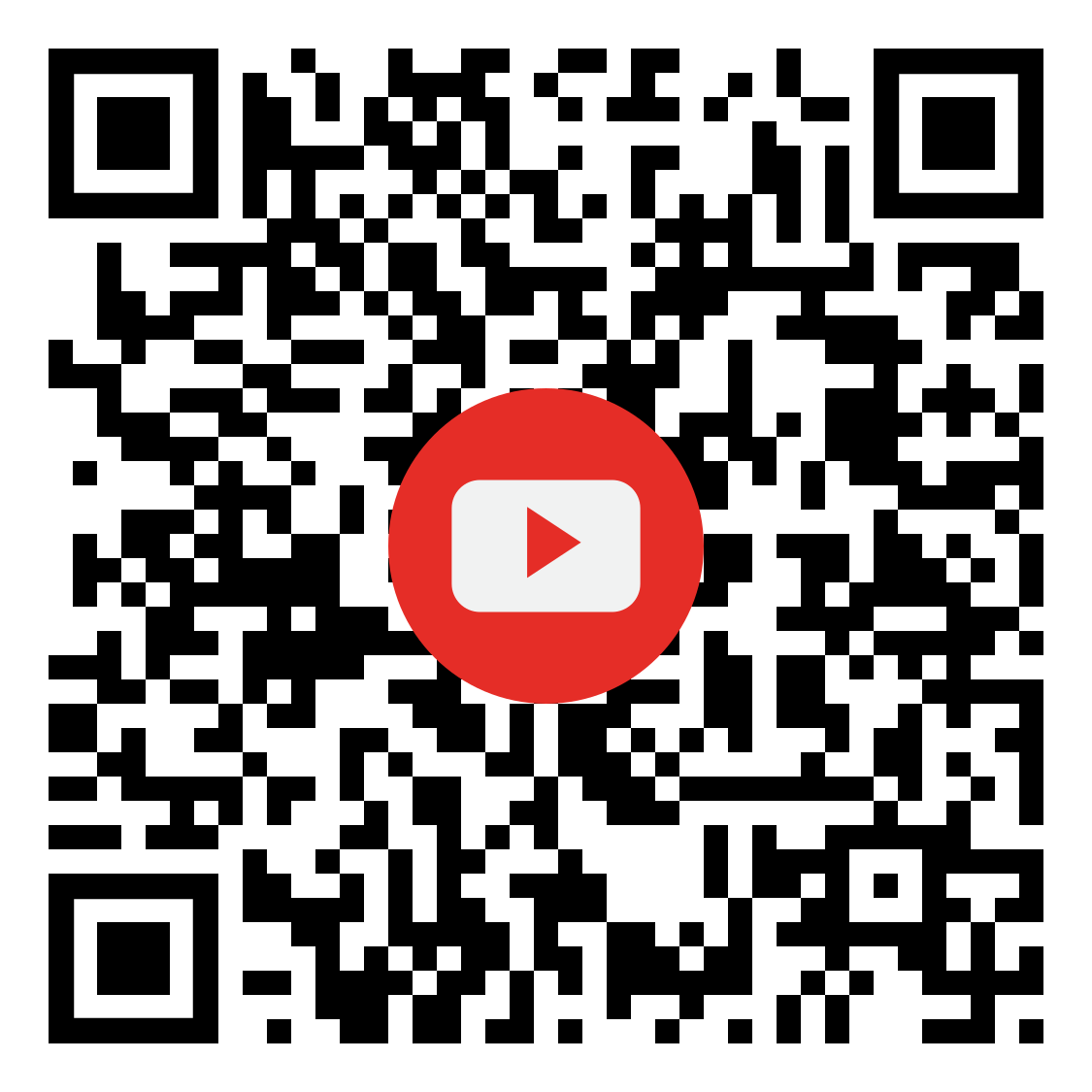 QR code linking to YouTube video