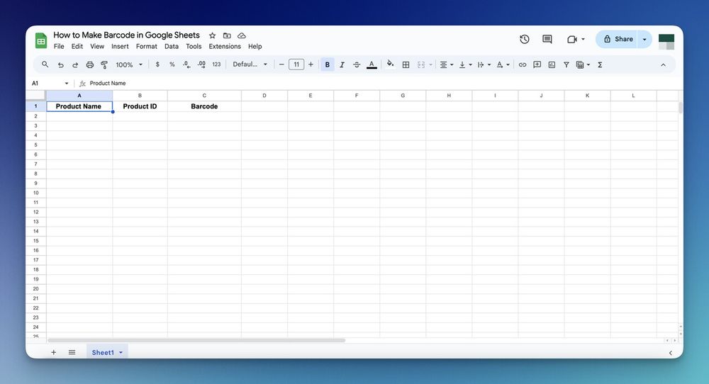 How to Make Barcodes in Google Sheets Practical Steps