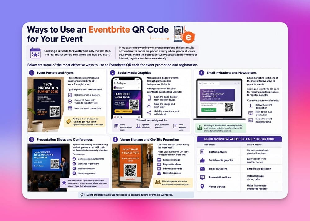 QR Code for Eventbrite: How to Create One